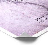 Aquarel Prijslijst Poster (Hoek)