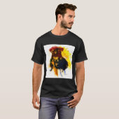 Aquarel Pug Puppy T-shirt (Voorkant volledig)