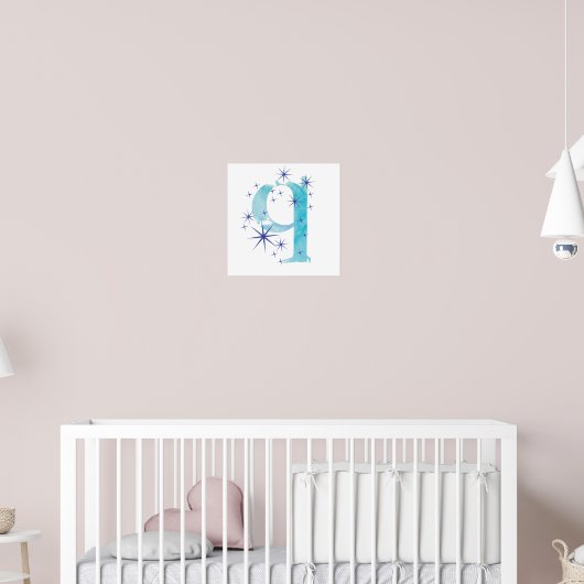 Aquarel Q Poster (Kinderkamer 2)