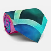 Aquarel Rainbow Art Stropdas (Opgerold)