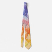 Aquarel Rainbow Art Stropdas (Achterkant)