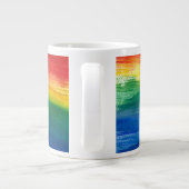 Aquarel Regenboog Grote Mok (Achterkant)