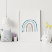 Aquarel Regenboog Scandinavische Kinderkamer Decor Poster