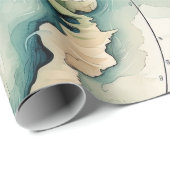 Aquarel Reiskaart Cadeaupapier (Rol Hoek)