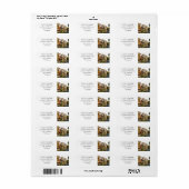 Aquarel retouradres San Antonio Etiket (Full Sheet)