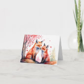 Aquarel Romantisch Kaart (Voorkant)