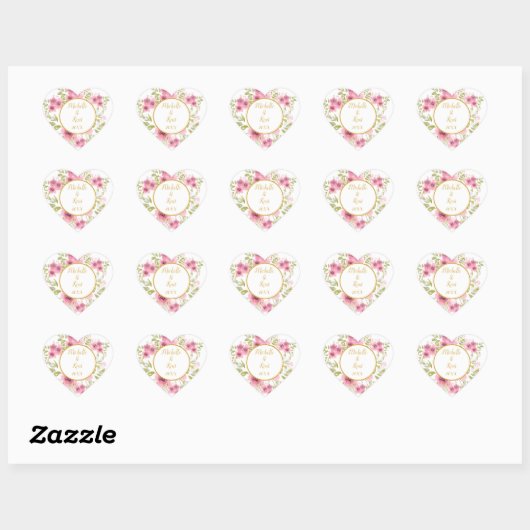 Aquarel Roze Anemone Bloemen Sticker (Vel)