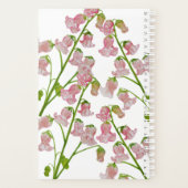 Aquarel Roze Bloemen Planner (Achterkant)