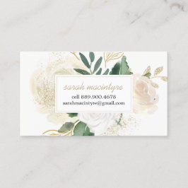 Aquarel Rozen Calling Cards Contactkaartje