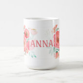 Aquarel, rozen. koffiemok (Center)