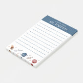 Aquarel ruimte en planeten natuurwetenschappen ler post-it® notes (Schuin)