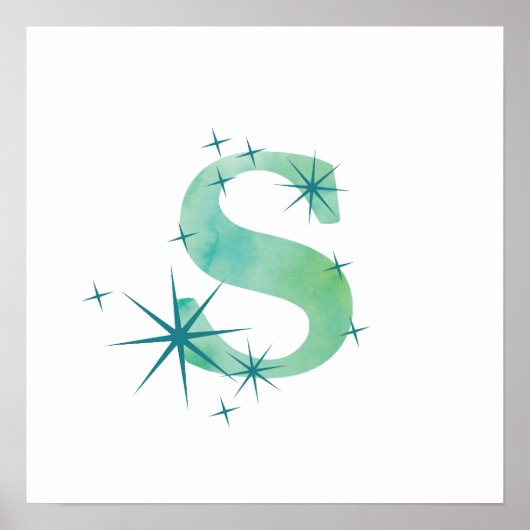 Aquarel S Poster (Voorkant)
