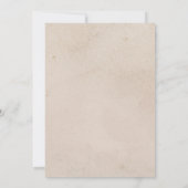 Aquarel Schelp Strand Bruiloft Uitnodiging (Achterkant)