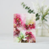 Aquarel Schilderen van een Helleborebloem Briefkaart (Staand voorkant)