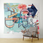 Aquarel Schilderij Afstuderen Wandkleed (In Situ (horizontaal))