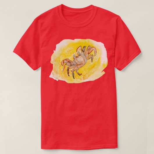 aquarel schilderij print kunst t-shirt (Design voorkant)
