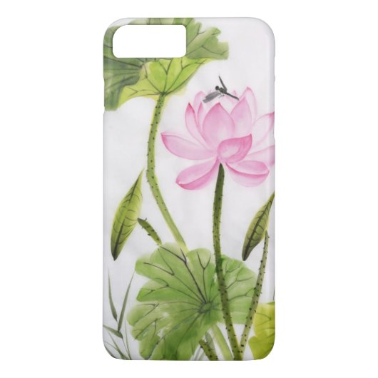 Aquarel Schilderij van Lotus Bloem 2 Case-Mate iPhone Case (Achterkant)