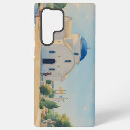 Aquarel schilderstijl afbeelding van Sinterklaas Samsung Galaxy Hoesje