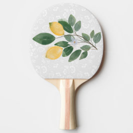 Aquarel Siciliaanse citroenen Tafeltennisbatje