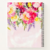 Aquarel Slang & Bloemige Gepersonaliseerde Agenda (Achterkant)