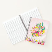 Aquarel Slang & Bloemige Gepersonaliseerde Agenda (Binnen)