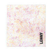 Aquarel Spatten & Druppels Notitieblok (Voorkant)