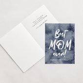 aquarel spetter beste moeder ooit moederdag kaart