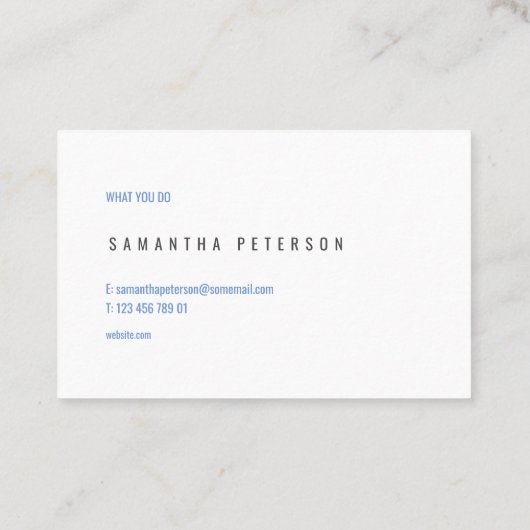 Aquarel splash-effect visitekaartje (Achterkant)