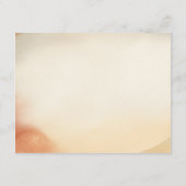 Aquarel Strand Bruiloft Enclosure Informatiekaartje (Achterkant)