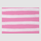 Aquarel Strand Roze Strepen Tissuepapier (Voorkant)
