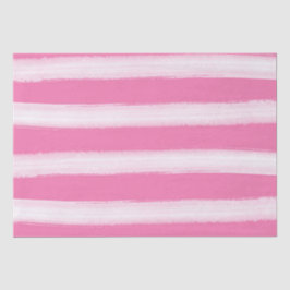 Aquarel Strand Roze Strepen Tissuepapier