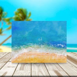 Aquarel Strandgezicht Briefkaart