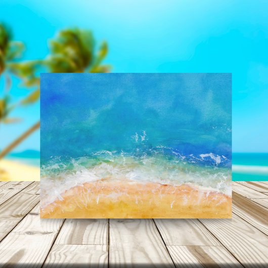 Aquarel Strandgezicht Briefkaart