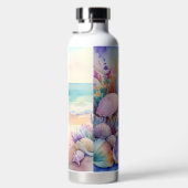 AQUAREL STRANDSCÈNE MET SCHELPEN WATERFLES (Rechts)