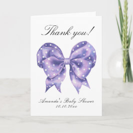 Aquarel Strikje Stippen Baby Shower Bedankt