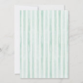 Aquarel Succulenten Baby Shower Bedankt (Achterkant)