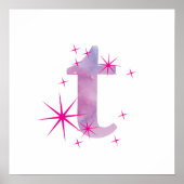 Aquarel T Poster (Voorkant)