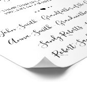 Aquarel 'Ter liefdevolle herinnering' herinnerings Poster (Hoek)