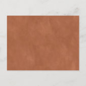 Aquarel Terracotta Trouw Uitnodiging (Achterkant)