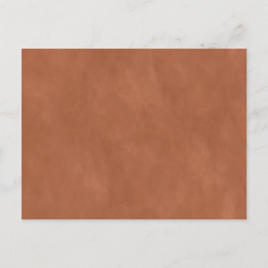 Aquarel Terracotta Trouw Uitnodiging (Achterkant)