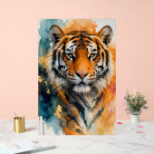 Aquarel Tijger Acryl Bord (Huwelijk)
