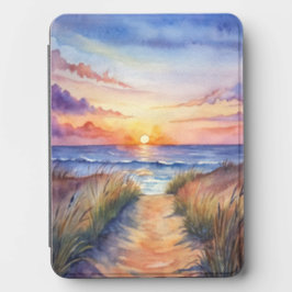 AQUAREL TROPISCH STRAND ZEEZIJDE SCÈNE