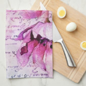 Aquarel tulpen  theedoek (Quarter Fold)
