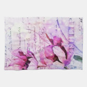 Aquarel tulpen  theedoek (Horizontaal)