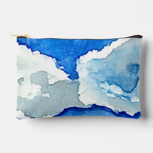Aquarel Twee Wolken Schilderij Etui (Voorkant)