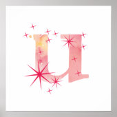 Aquarel U Poster (Voorkant)