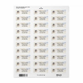 Aquarel Uil Pre-K Kleuterschool Afstuderen Etiket (Full Sheet)