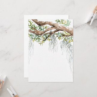 Aquarel uitnodiging voor laagland