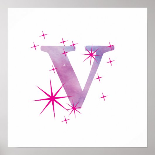 Aquarel V Poster (Voorkant)