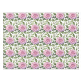 Aquarel van roze en lavendelrozen tafelkleed (Voorkant (Horizontaal))